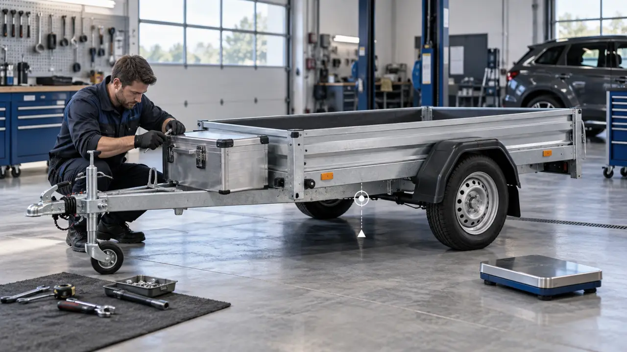 Fabriquer un coffre pour remorque : le poids et la position comptent plus que le volume