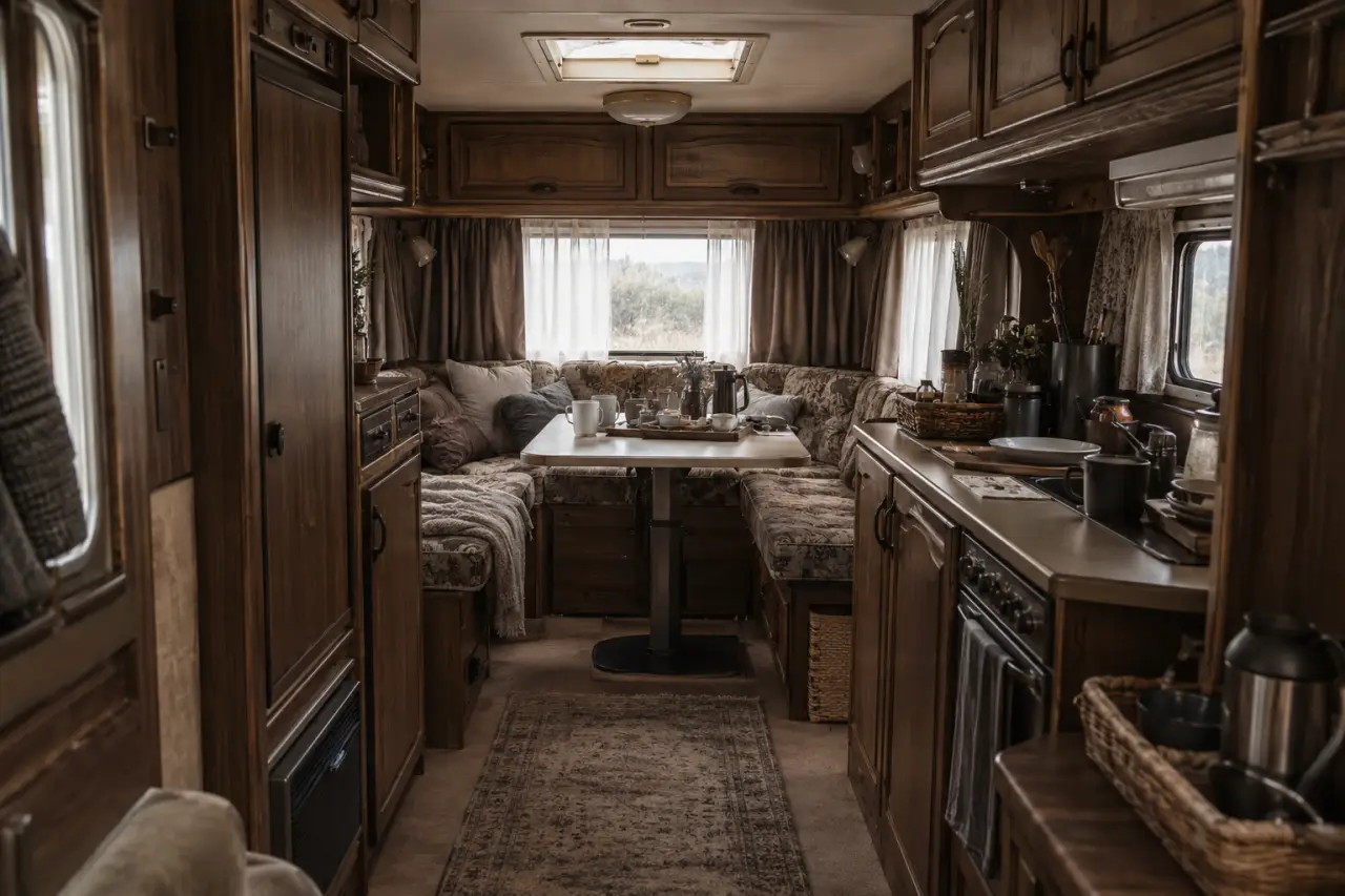 Rénovation intérieure d’une petite caravane : les erreurs qui alourdissent l’aménagement et réduisent l’espace